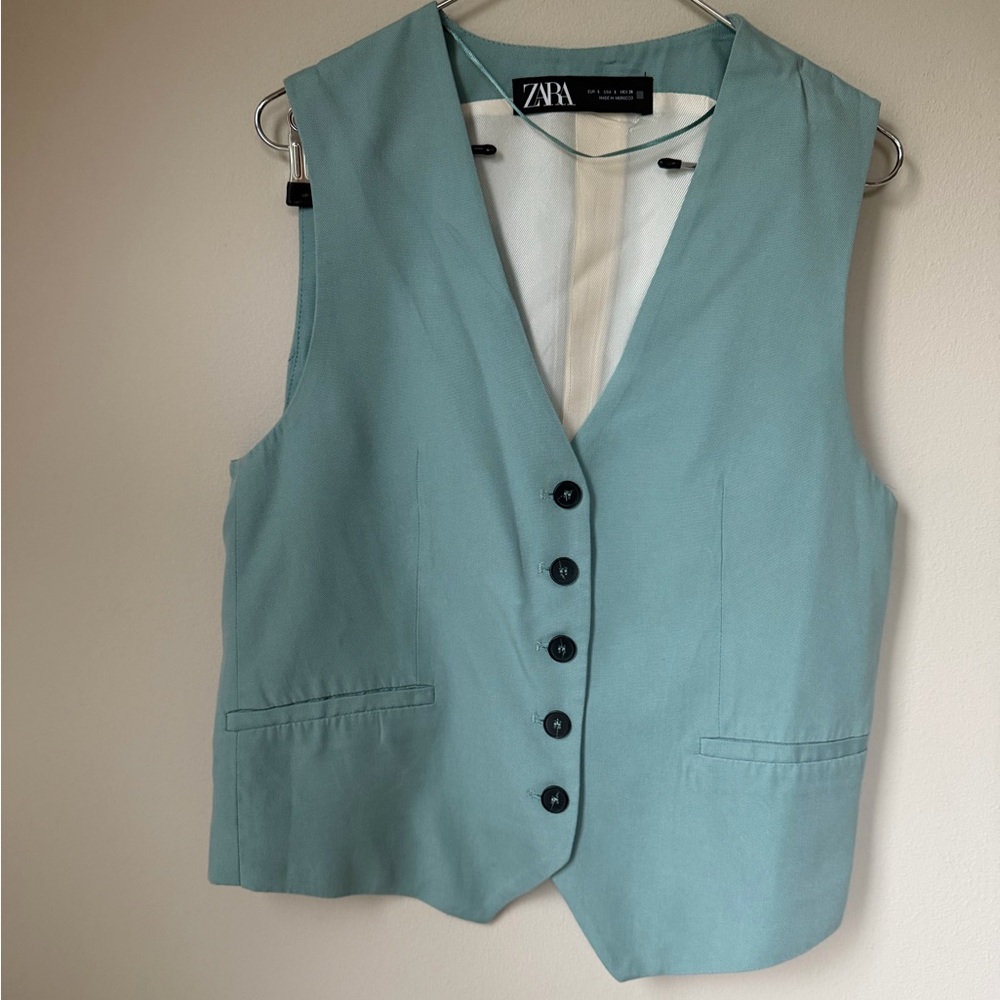 Zara blue Vest S